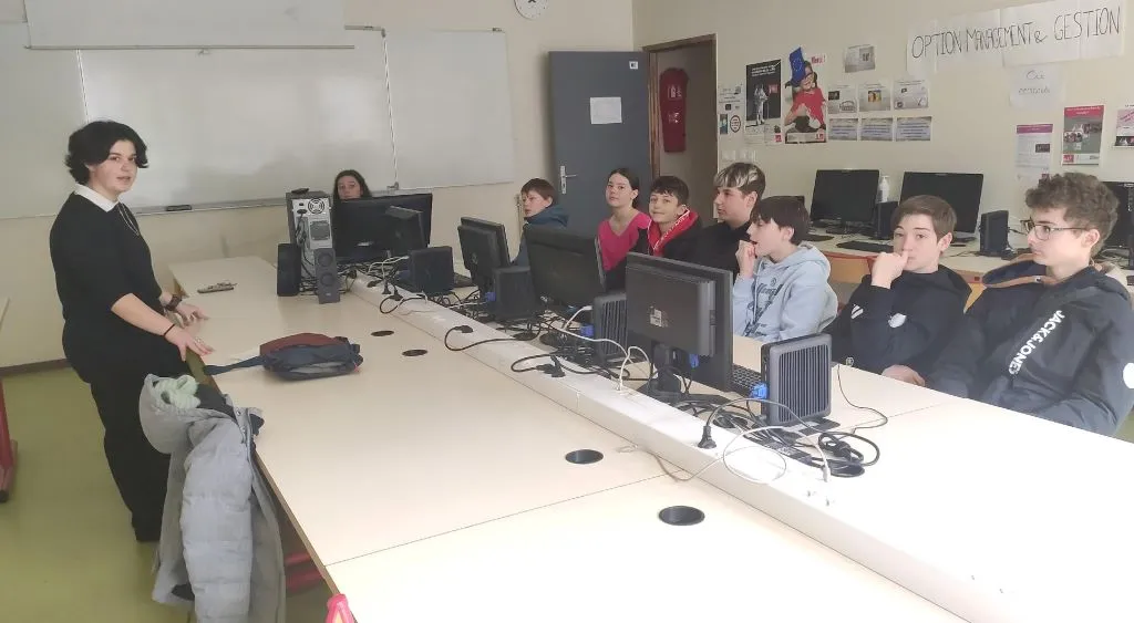 Immersion des élèves de 3ᵉ du collège au lycée Ensemble scolaire